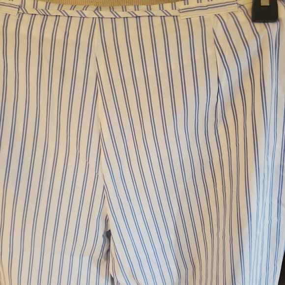 Princess Polly Sky Blue Striped Wide Leg Pants - Picture 7 of 10